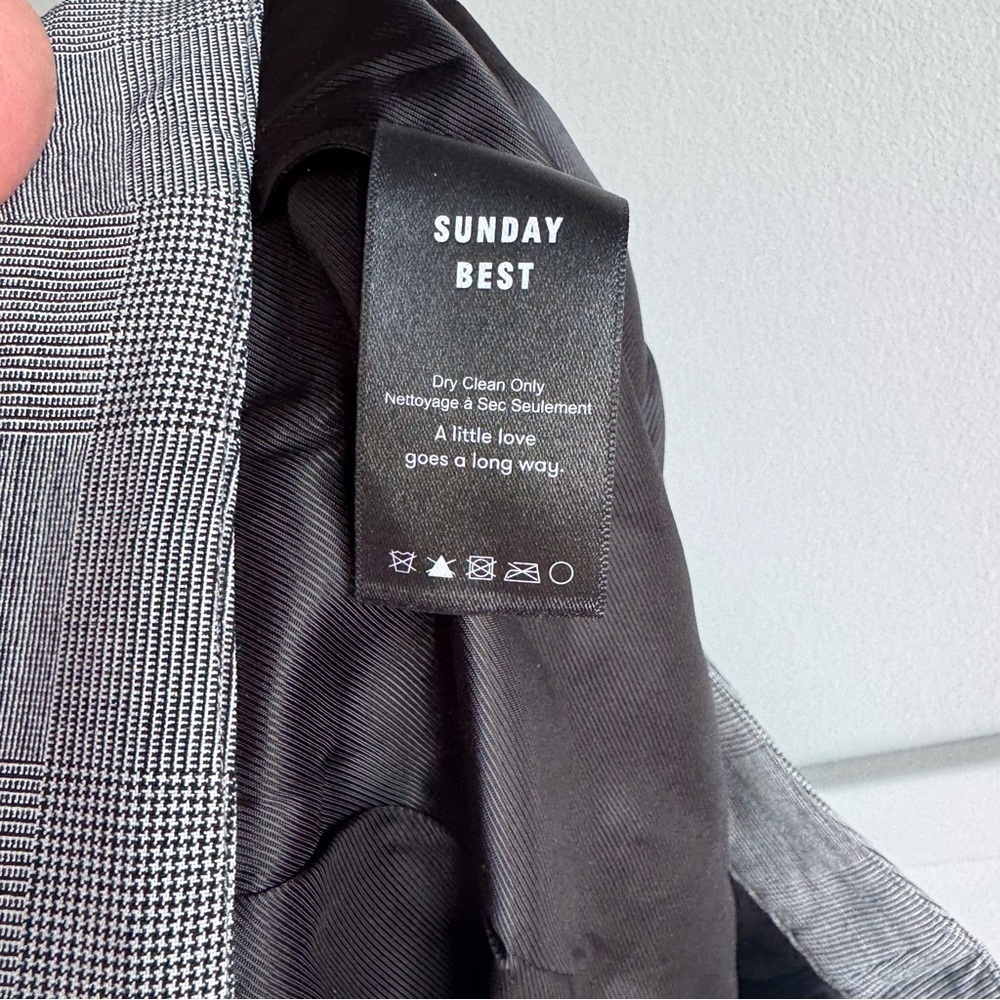 Aritzia Sunday Best Plaid Mini Skirt in Beige size 4 Checkered Mini in Beige - Picture 8 of 9